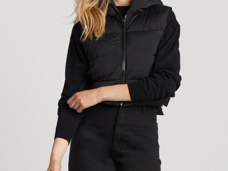 Lola Quilted Full Zip Gilet With Adjustable Side Buckles - Black Sale