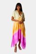 Mamie Caftan Maxi Dress - Strawberry Limeade Online Hot Sale