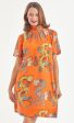 Savannah Dress With Bow - Orange Dragons Supply