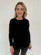 Shaina Center Seam Sweater - Black Online Hot Sale