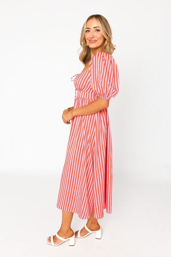 Olsen Midi Dress - Sun Glow Hot on Sale