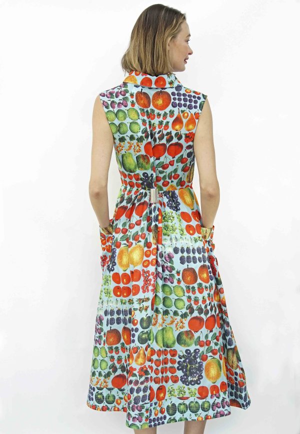 Sea Island Dress - Farmer s Market Vintage Print Sale