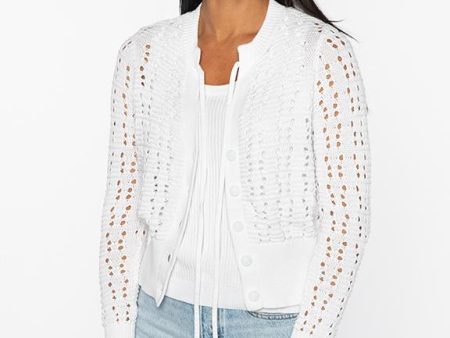 Openwork Tie Cardigan For Discount