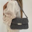 Bagatelle Lurex Bag - Dark Grey Combo on Sale