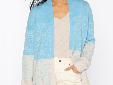 Ombre Long Cardigan For Cheap