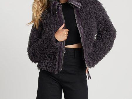 Carrie Short Mongolian Faux Fur Coat - Mulberry For Discount