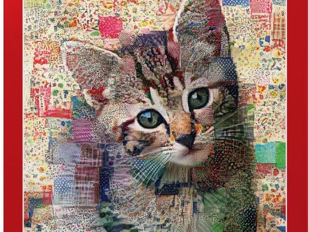 Quilted Tabby Kitten Puzzle Online Hot Sale