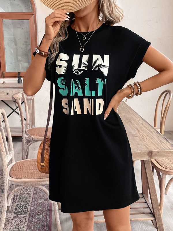 SUN.SALT.SAND Short Sleeve Tee Dress For Discount