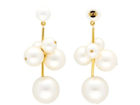 Multi Beads Earrings - Pearl Online Hot Sale