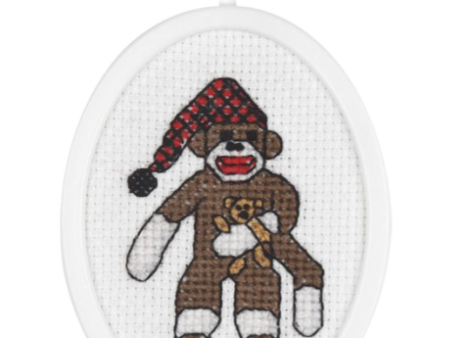 JANLYNN EMBROIDERY KIT - Sock Monkey Online Hot Sale