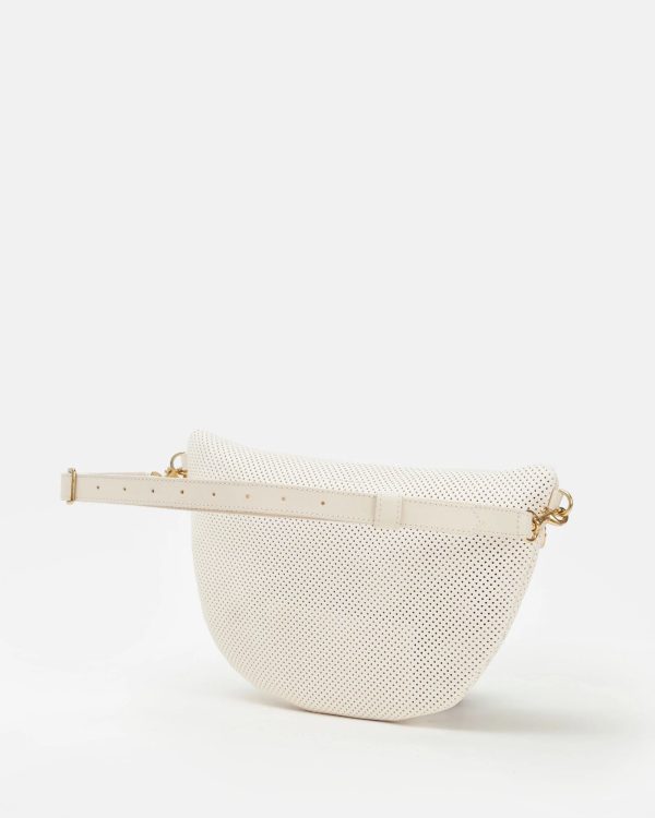 Grande Fanny Bag - Cream Perf Online Sale