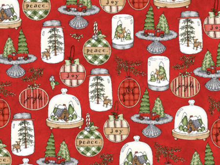 Homemade Holidays by Kris Lammers for Maywood Studios - MAS-10552-R For Cheap