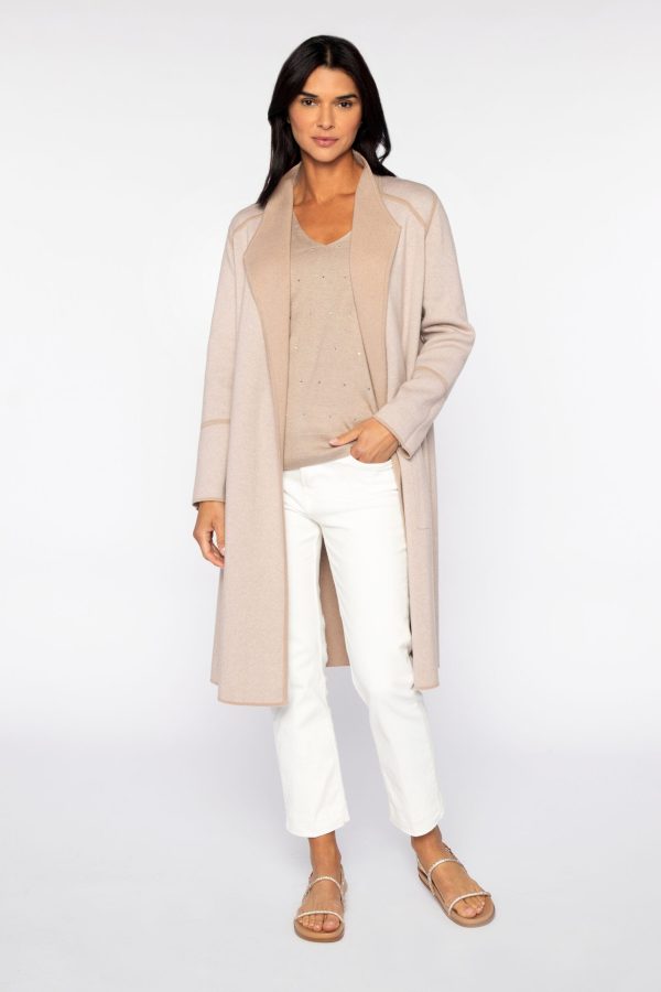 Reversible Drape Front Cardigan Sale