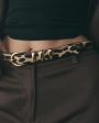 Kad Calf-Hair Leather Belt - Leopard Gold Fashion