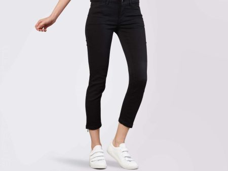 Dream Chic Crop Jean - Black Supply