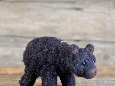 Black Bear Ornament Needle Felting Kit from The General Bean Online Sale