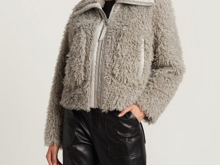 Carrie Short Mongolian Faux Fur Coat - Cloud Fashion