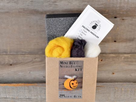 Mini Bee Needle Felting Kit from The General Bean Cheap