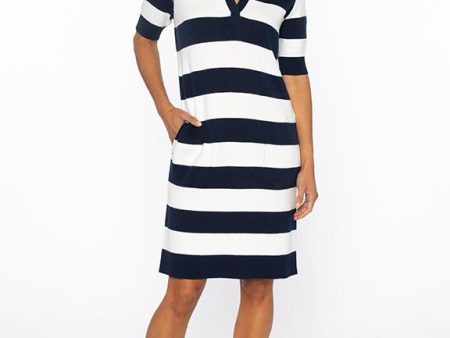 Splitneck Polo Dress on Sale