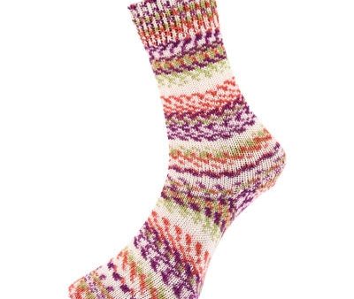 Fjord Socks Multicolor by ProLana - 8698-480 Fuchsia   Orange Online Hot Sale