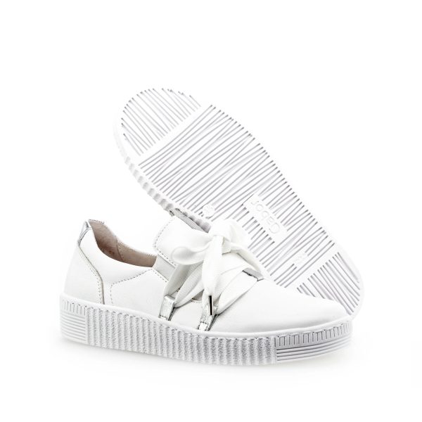 Bow Sneaker - White Fashion