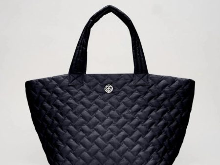 Ready Set Go Quilted Tote Bag - Ink Hot on Sale