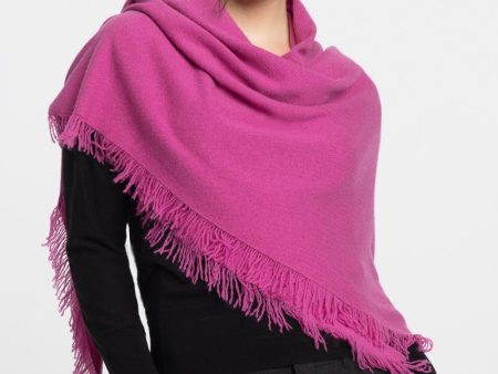 Cashmere Fringe Triangle Wrap Supply