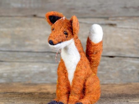 Fox Ornament Needle Felting Kit from The General Bean Discount