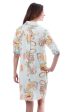 Chatham Dress - Ice Blue Dragon Print For Discount