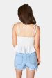 Beck Ruffle Tank Top - White Online