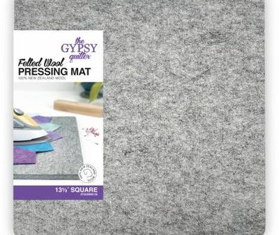 The Gypsy Quilter Felted Wool Pressing Mat 13.5  square For Discount