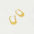 Crosby Hinged Hoop Earrings - Gold Online Hot Sale