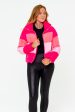 Addison Striped Puffer Jacket - Sprinkles Fashion