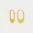 Crosby Hinged Hoop Earrings - Gold Online Hot Sale