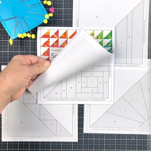 Scrappy Triangle Foundation Paper pad For Cheap