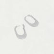 Crosby Hinged Hoop Earrings - Silver Online Hot Sale