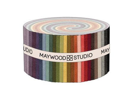 Maywood Studios Flannel - Colorwash Jelly Roll ST-MASCOLW Hot on Sale