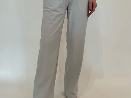 Candice Straight Pants - Light Grey Hot on Sale