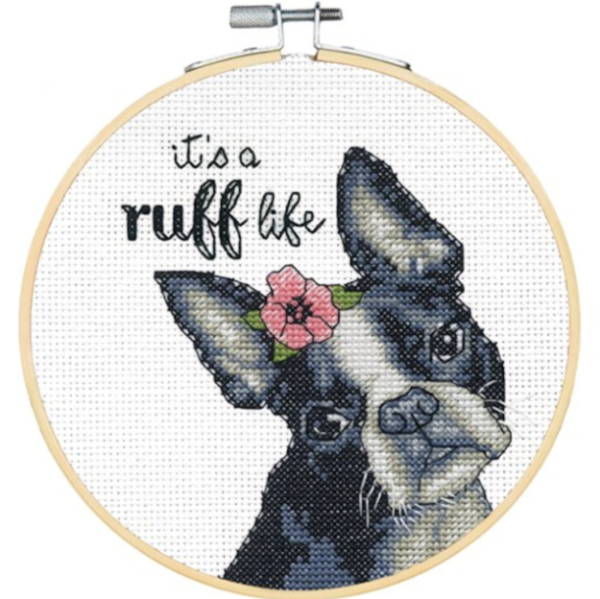 Dimensions Cross Stitch Kit - Ruff Life 72-76108 Online Hot Sale