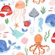 Shannon Cuddle Fabrics - Sea Pals 58 60  Online now