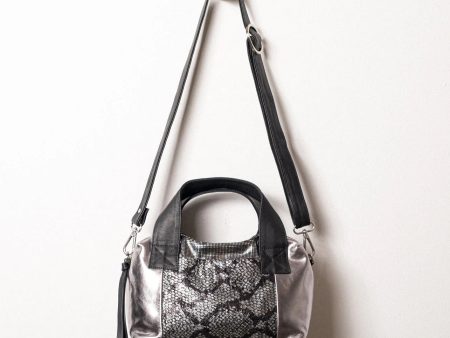 Libi Small Satchel - Python Metallic For Sale