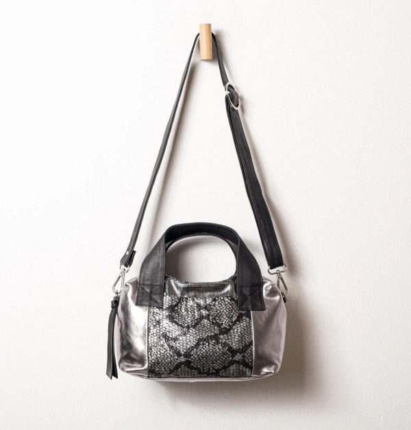 Libi Small Satchel - Python Metallic For Sale