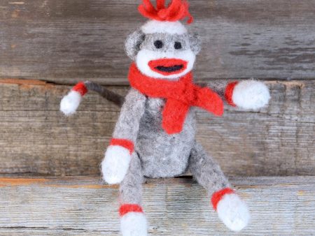 Sock Monkey Needle Felting Kit from The General Bean For Cheap