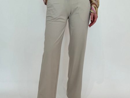 Candice Straight Pants - Kalk on Sale