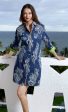 Sag Harbor Dress - Navy White Floral For Cheap