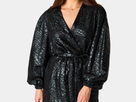 Adeline Short Wrap Dress - Private Jet Sale