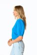 Macy Crop Sweater - Cobalt Online