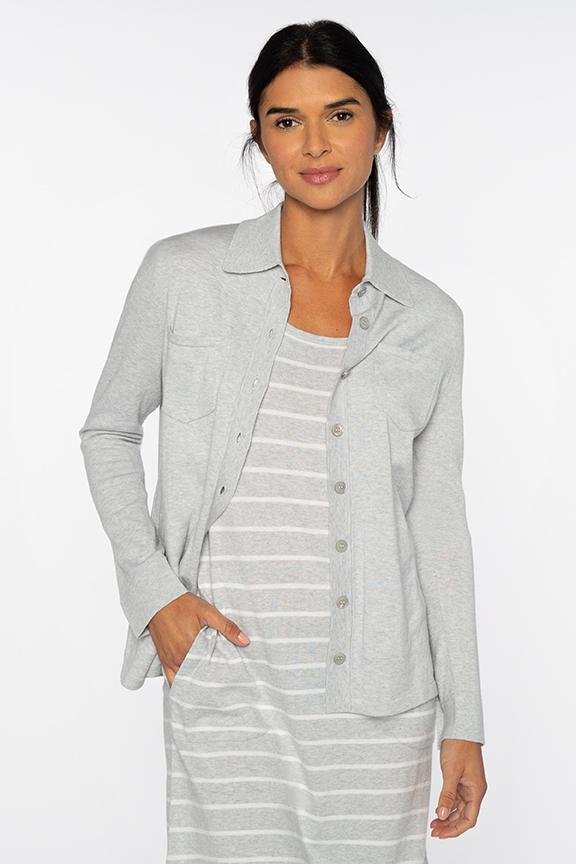 Easy Shirt Cardigan Fashion