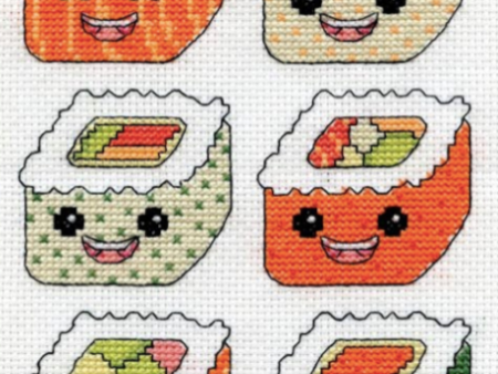 Design Works Cross Stitch Kit - Happy Sushi 3213 on Sale