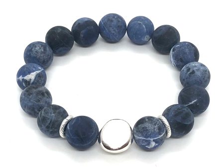 Blue Sodalite Stretch Bracelet Discount